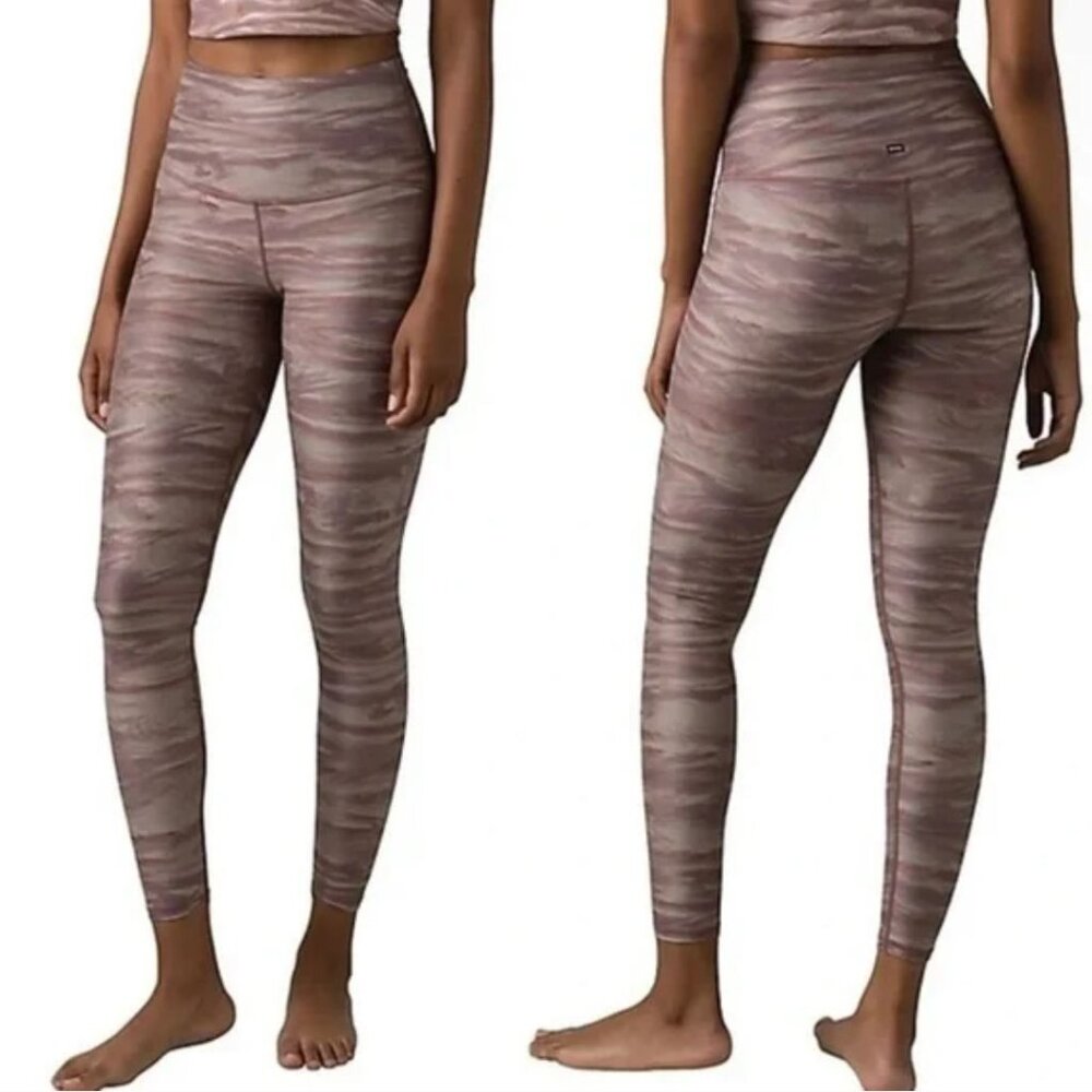 PrAna | Layna Printed “Musk Travertine” Activewear Leggings | Size Small